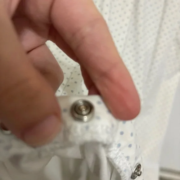 Classic White Polka Dot Kids Jon Jon with Duck Embroidery - Picture 3 of 3